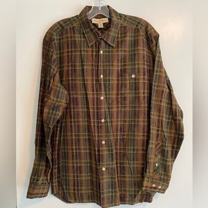 Tommy Bahama long sleeve plaid Shirt, sz L